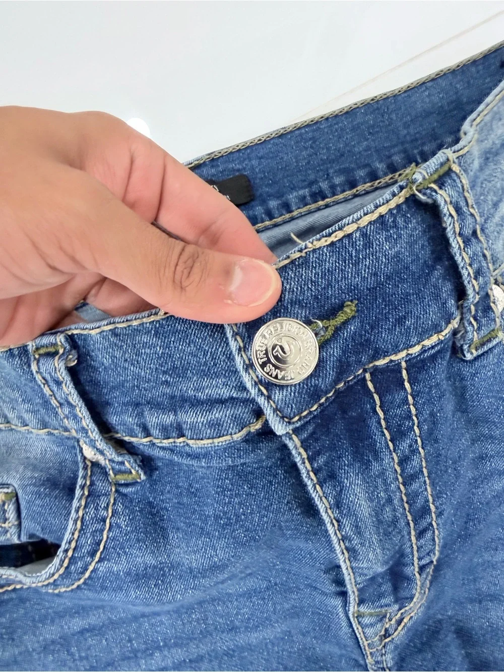 Vintage True Religion Ricky Relaxed Straight Jeans